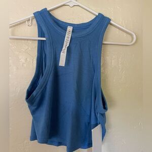 NWT LULULEMON Hold Tight Cropped Tank Top SIZE 8 BLUE NILE GORGEOUS SOLD OUT  8